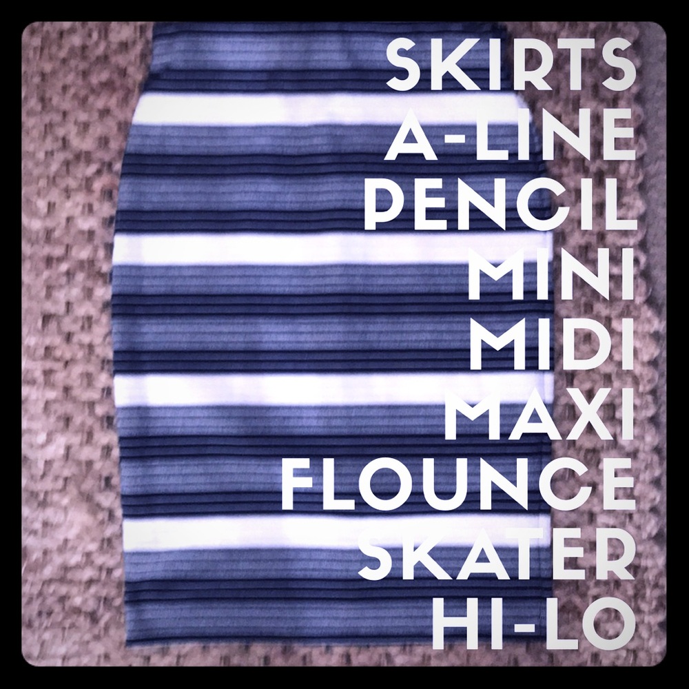 Shop my closet for a large selection of skirts